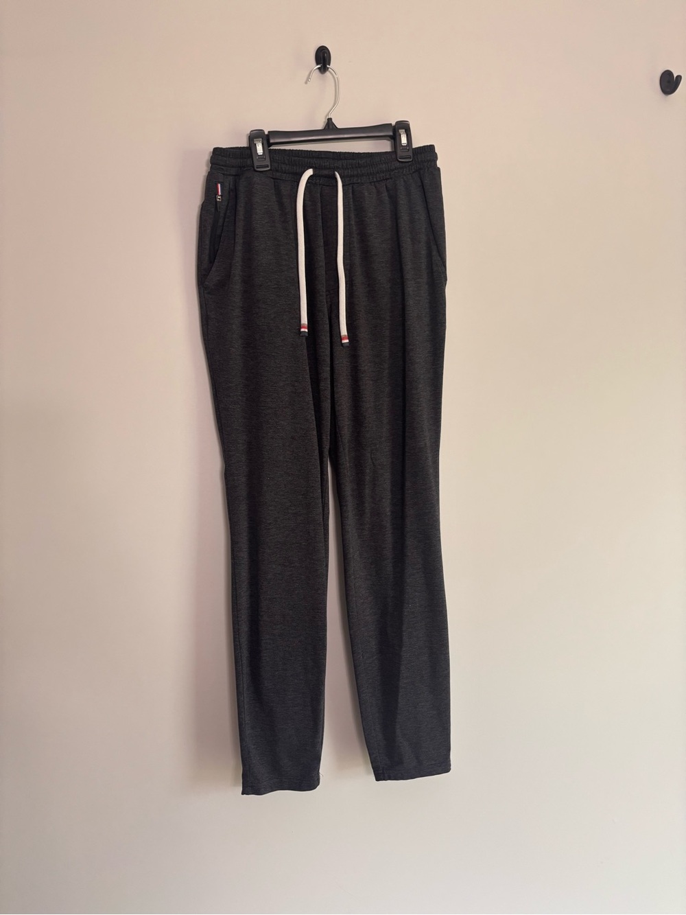 Fourlaps Men's Dark Charcoal Jogger Pants with Drawstring
